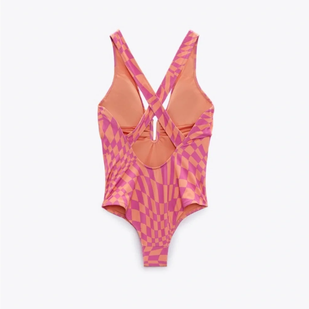 ZARA PRINTED SWIMSUIT